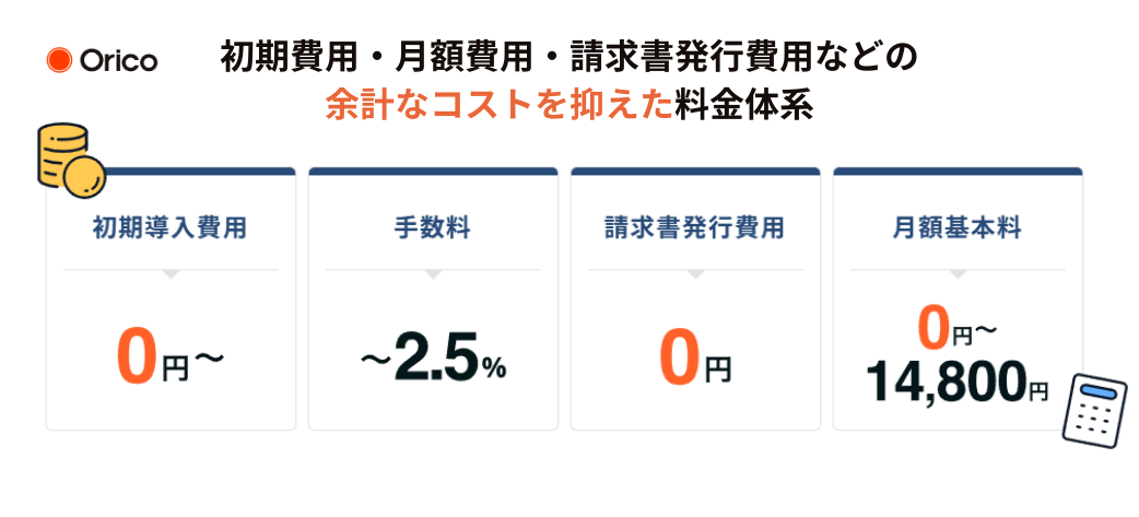 オリコのB2B決済サービス（売掛金決済保証）紹介画像の3枚目